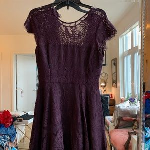 Purple Lace Dress